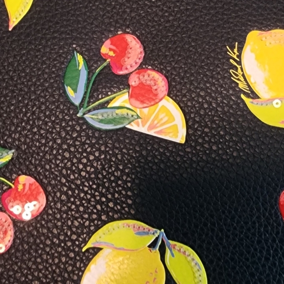 Michael KORS Jet‎ Set Nacy Sequined Fruit Travel Wristlet Bag - Picture 5 of 11